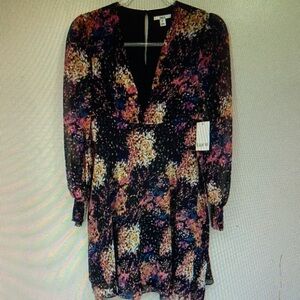 Bar III Confetti Glam Blouson‎ Dress XS NWT